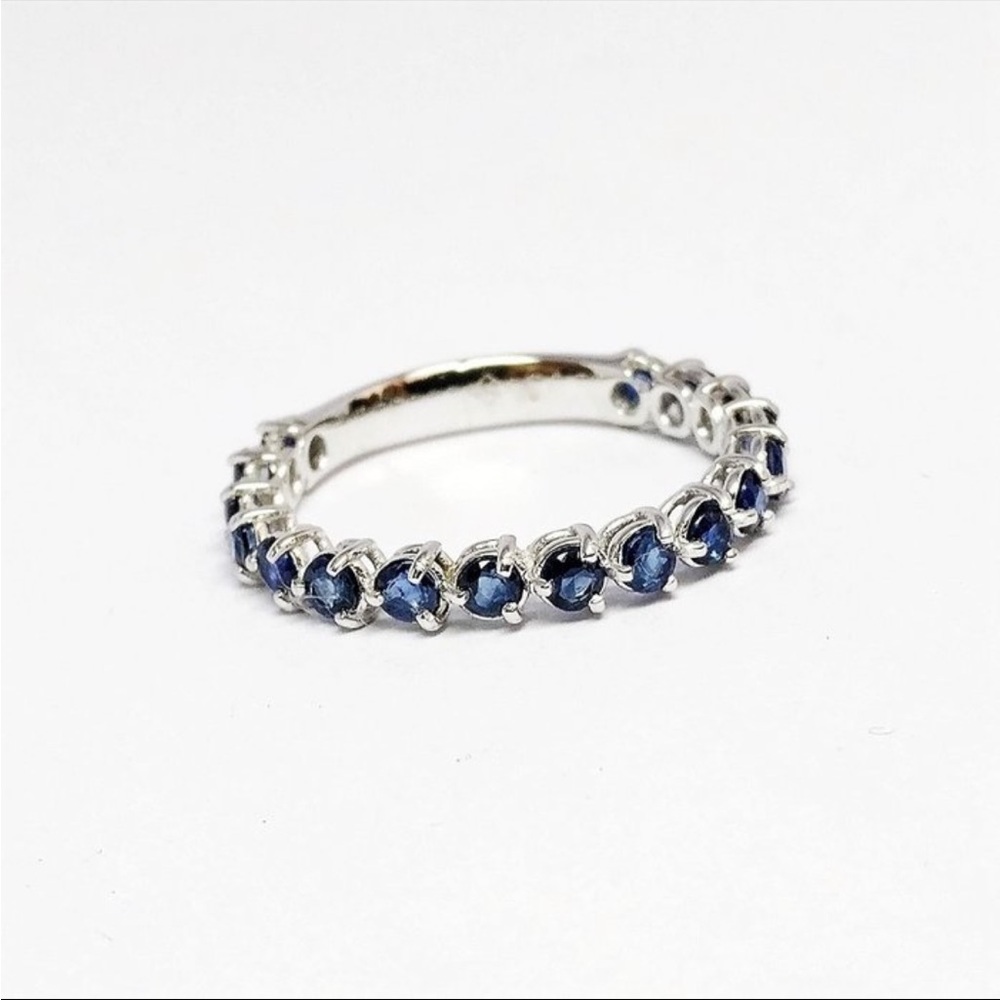18kt Gold and Sapphire Eternity Band